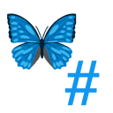 Bluesky Clickable Hashtag (Public archived) icon